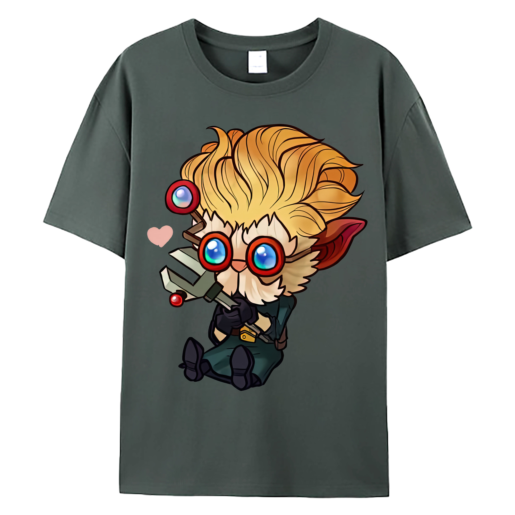 （画像用） リーグ・オブ・レジェンド League of Legends LOL 綿100％ メンズ半袖Tシャツ｜肌触りやわらか＆通気性
